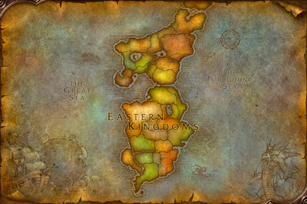 Eastern Kingdoms haritası